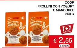 Coop COOP FROLLINI CON YOGURT E MANDORLE offerta