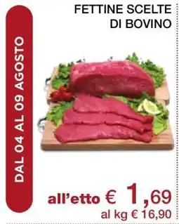 Coop FETTINE SCELTE DI BOVINO offerta