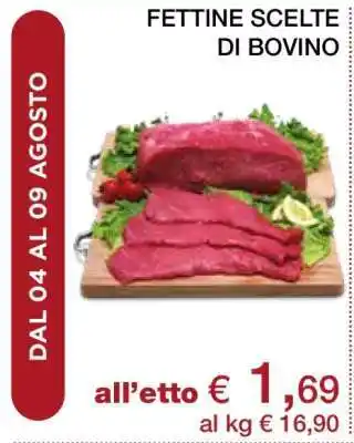 Coop FETTINE SCELTE DI BOVINO offerta