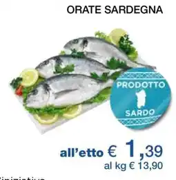 Coop ORATE SARDEGNA offerta
