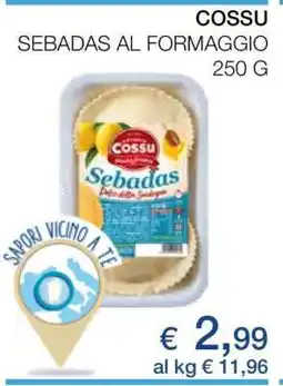 Coop COSSU Sebadas al Formaggio offerta