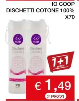 Coop IO COOP DISCHETTI COTONE 100% X70 offerta