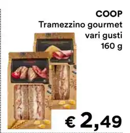 Coop COOP Tramezzino gourmet offerta