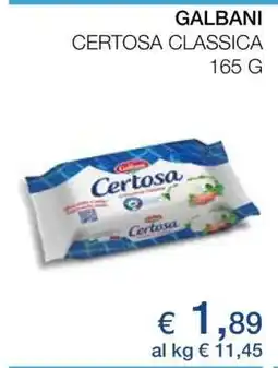 Coop GALBANI Certosa Classica offerta