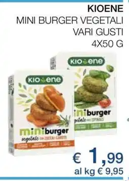 Coop KIOENE MINI BURGER VEGETALI offerta