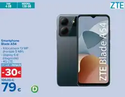 Carrefour Smartphone Blade A54 offerta