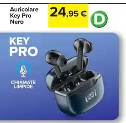 Carrefour Auricolare Key Pro Nero offerta