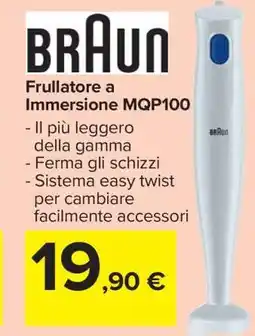 Carrefour Braun Frullatore a Immersione MQP100 offerta