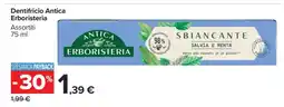 Carrefour Dentifricio Antica Erboristeria offerta