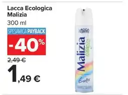Carrefour LACCA ECOLOGICA MALIZIA offerta