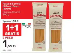 Carrefour Pasta di Semola di Grano Duro Rummo offerta