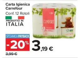 Carrefour Carta Igienica Carrefour offerta