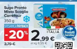 Carrefour Sugo Pronto Misto Scoglio Carrefour offerta