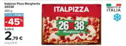 Carrefour Italpizza Pizza Margherita 26x38 offerta