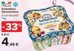 Carrefour Sorbetteria Sammontana offerta