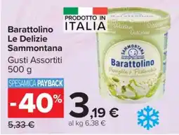 Carrefour Barattolino Le Delizie Sammontana offerta