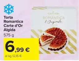 Carrefour Torta Romantica Carte d’Or Algida offerta