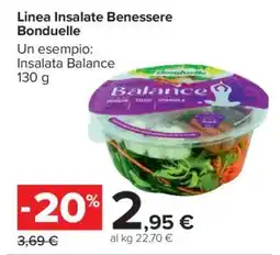 Carrefour Linea Insalate Benessere Bonduelle offerta