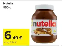 Carrefour Nutella offerta