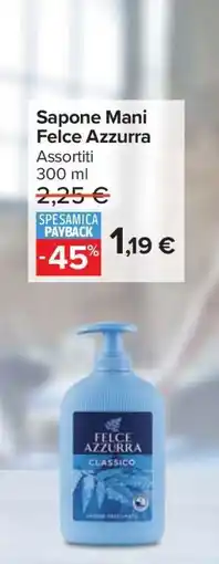 Carrefour Sapone Mani Felce Azzurra offerta