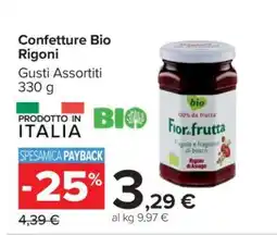 Carrefour Confetture Bio Rigoni offerta
