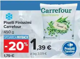 Carrefour Piselli Finissimi Carrefour offerta