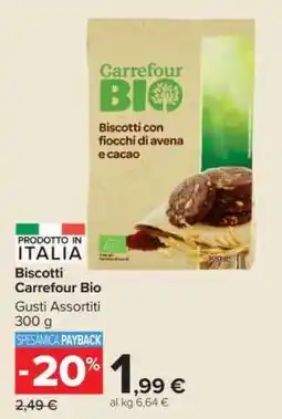Carrefour Biscotti Carrefour Bio offerta