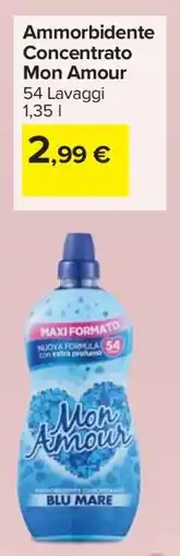 Carrefour Ammorbidente Concentrato Mon Amour offerta