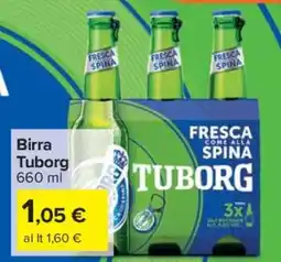 Carrefour Birra Tuborg offerta