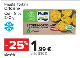 Carrefour Frosta Tortini Ortolano offerta