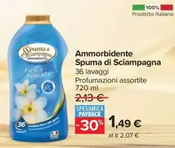Carrefour Ammorbidente Spuma di Sciampagna offerta