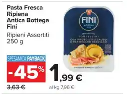 Carrefour Pasta Fresca Ripiena Antica Bottega Fini offerta