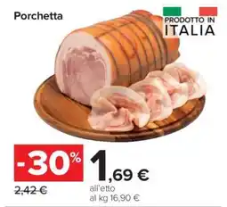 Carrefour PORCHETTA offerta