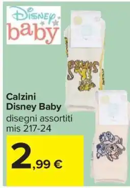 Carrefour Calzini Disney Baby offerta