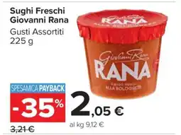 Carrefour Sughi Freschi Giovanni Rana offerta