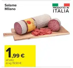 Carrefour Salame Milano offerta