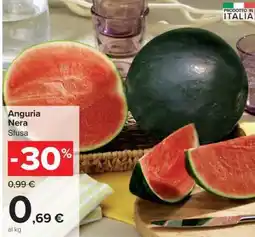 Carrefour Anguria Nera Sfusa offerta
