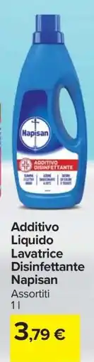 Carrefour Additivo Liquido Lavatrice Disinfettante Napisan offerta