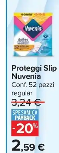 Carrefour PROTEGGI-SLIP NUVENIA offerta