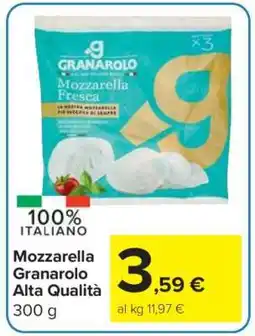 Carrefour Mozzarella Granarolo Alta Qualità offerta