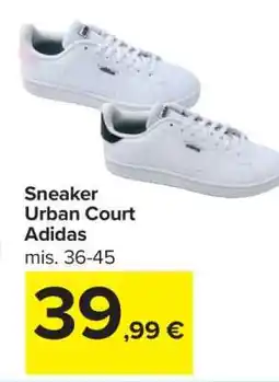 Carrefour Sneaker Urban Court Adidas offerta