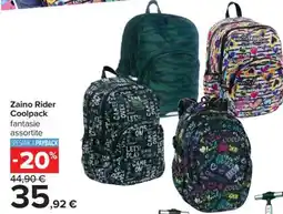 Carrefour Zaino Rider Coolpack offerta