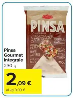 Carrefour Pinsa Gourmet Integrale offerta