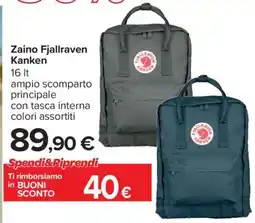 Carrefour Zaino Fjallraven Kanken offerta