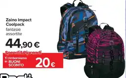 Carrefour Zaino Impact Coolpack offerta