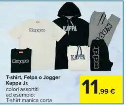 Carrefour T-shirt, Felpa o Jogger Kappa Jr offerta