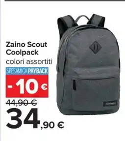 Carrefour Zaino Scout Coolpack offerta