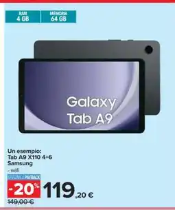 Carrefour GALAXY TAB A9 offerta