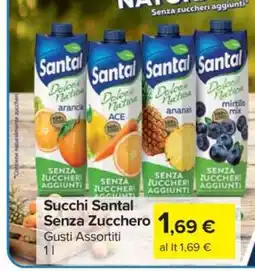 Carrefour Succhi Santal Senza Zucchero offerta
