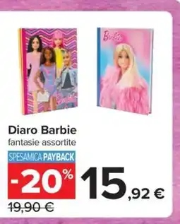 Carrefour Diaro Barbie offerta